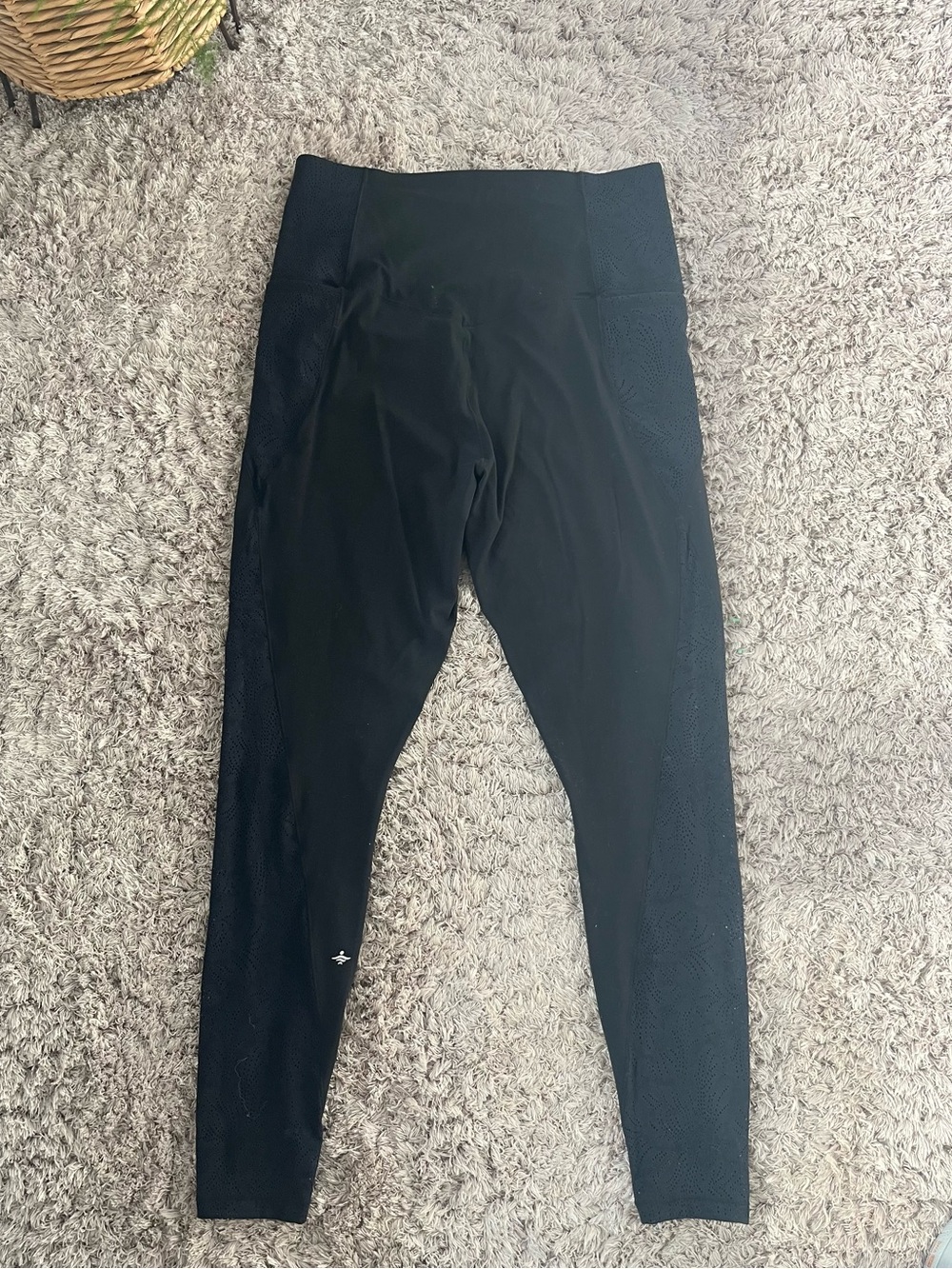 Halara black lace leggings